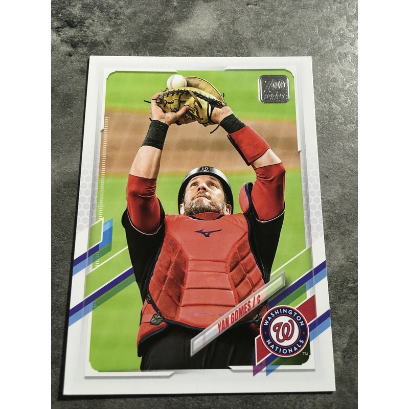 Yan Gomes Nationals 2021 Topps Update #US315