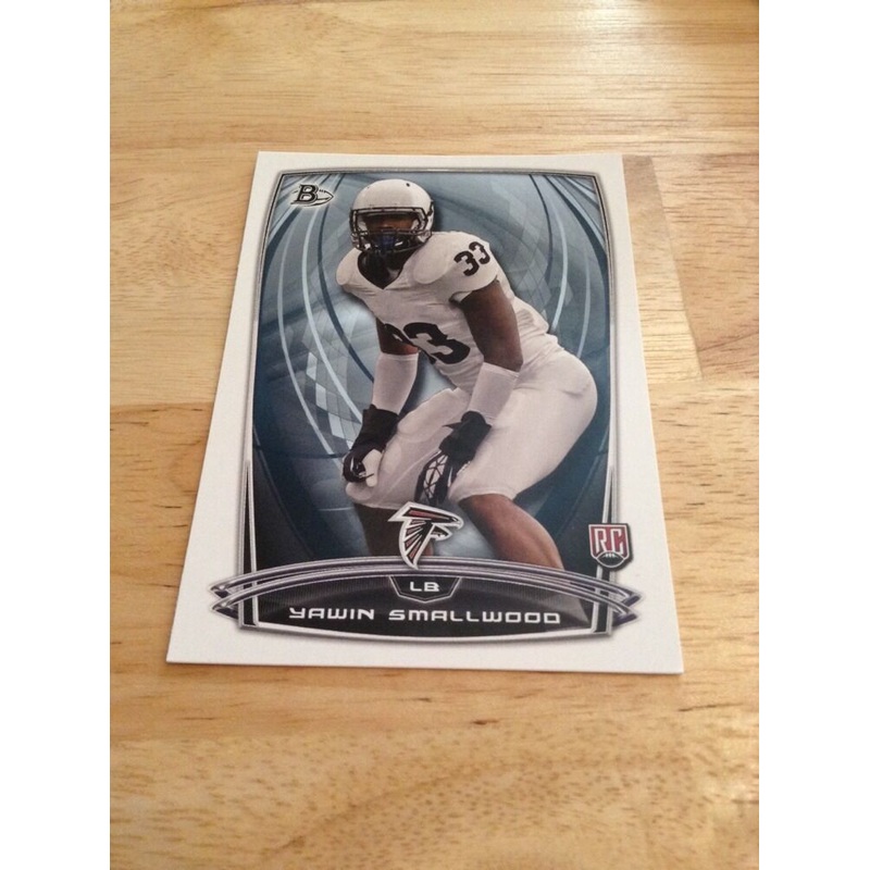Yawin Smallwood Falcons 2014 Bowman Rookie #94