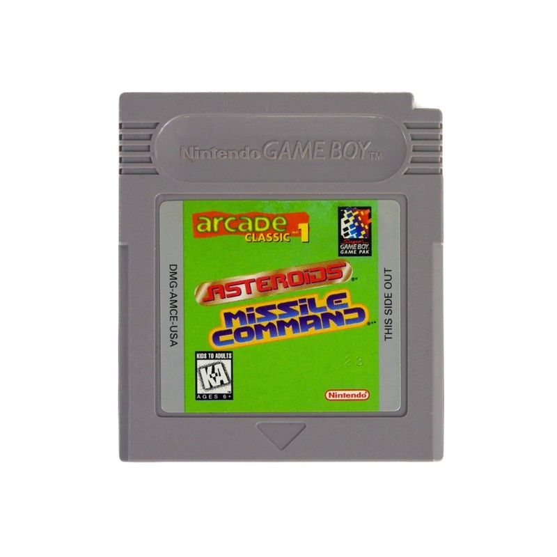 Arcade Classic: Asteroids And Missile Command (Game Boy)