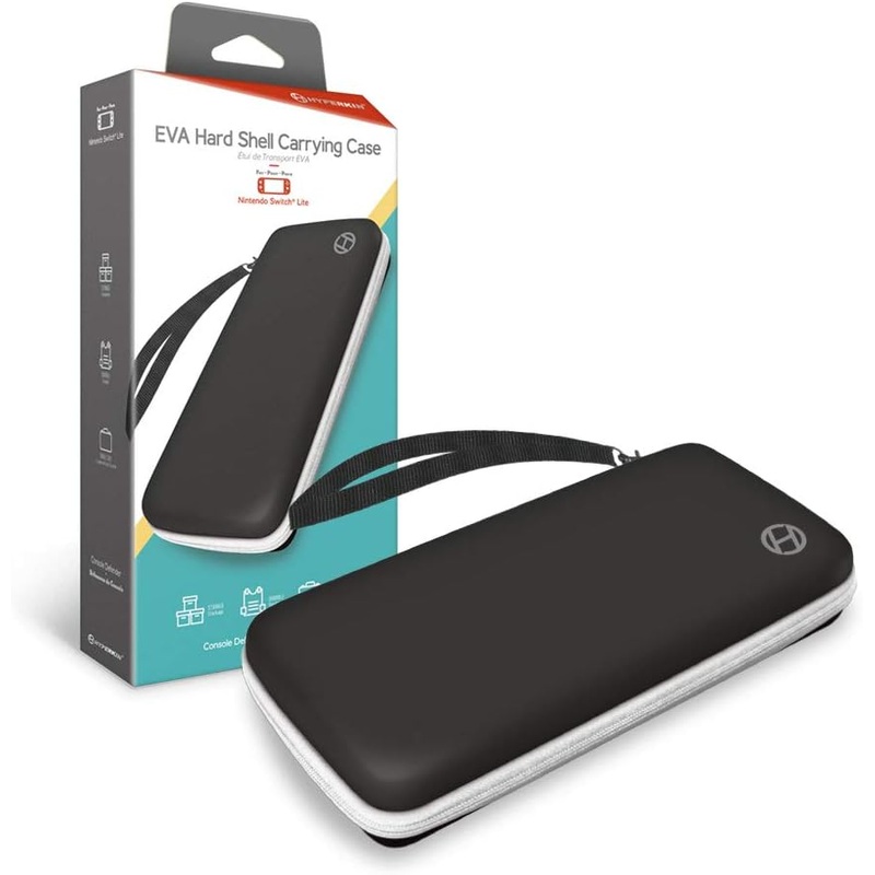 Black Nintendo Switch Lite Hard Shell Carrying Case [Hyperkin] (Nintendo Switch)