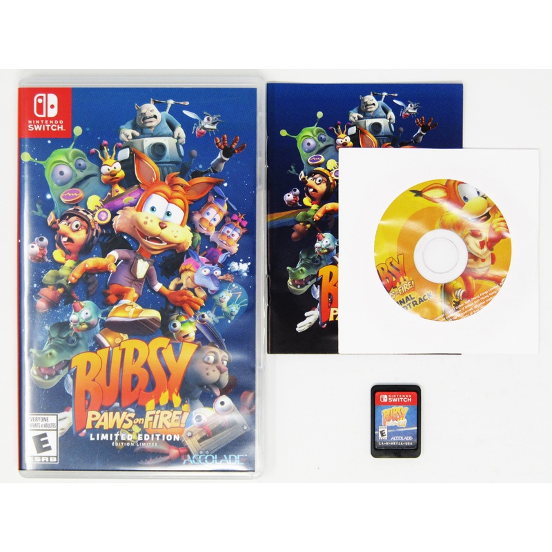Bubsy Paws On Fire [Limited Edition] (Nintendo Switch)