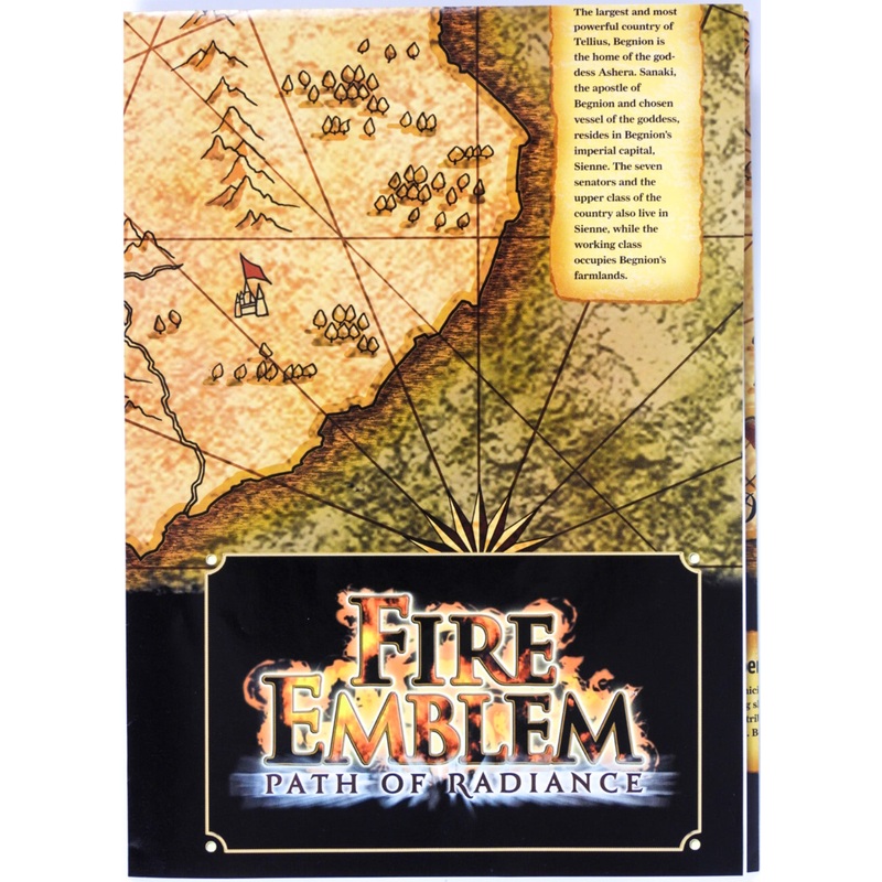 Fire Emblem Path Of Radiance [Nintendo Power] [Map] (Nintendo Gamecube)