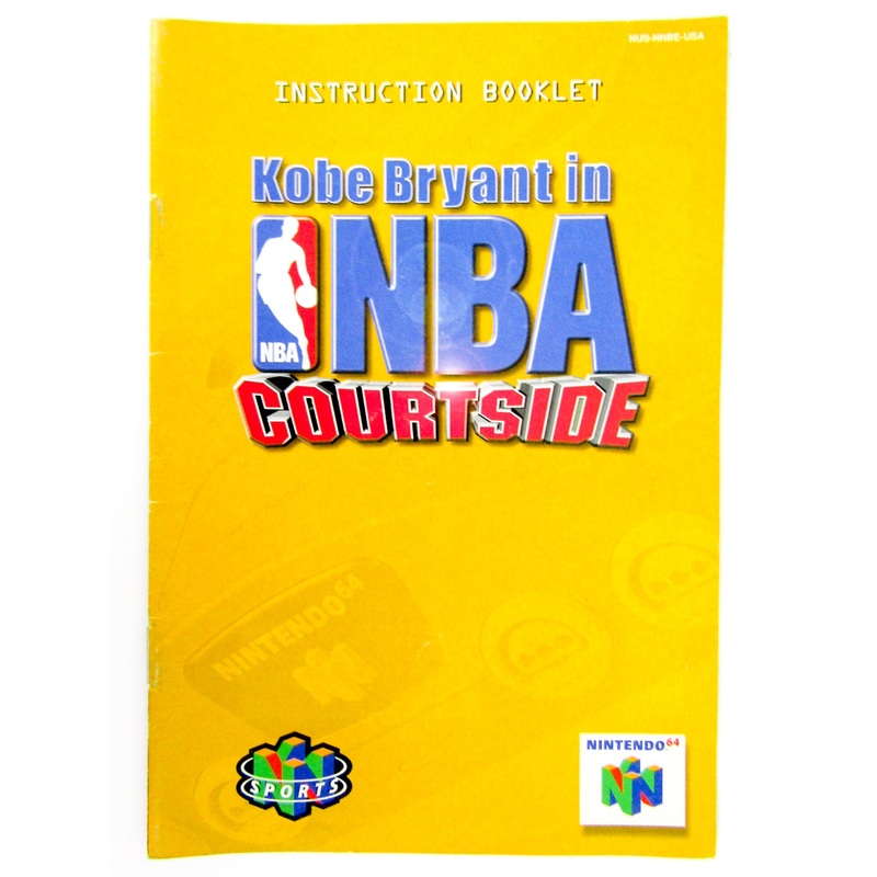 Kobe Bryant In NBA Courtside [Manual] (Nintendo 64 / N64)
