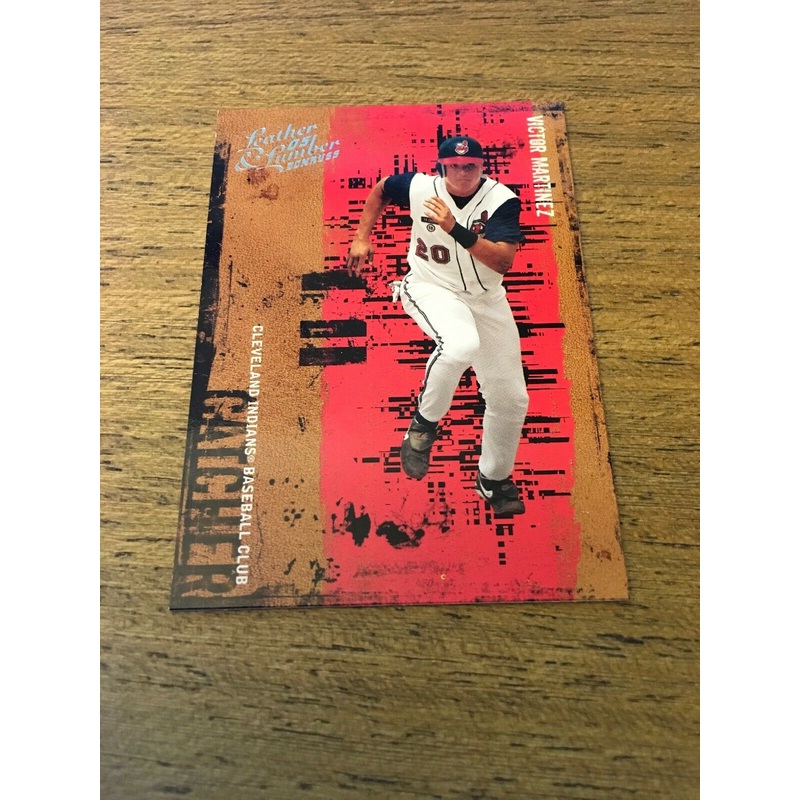 Victor Martinez Indians 2005 Donruss Leather & Lumber #135