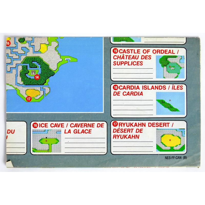 Final Fantasy Game World [Map] (Nintendo / NES)