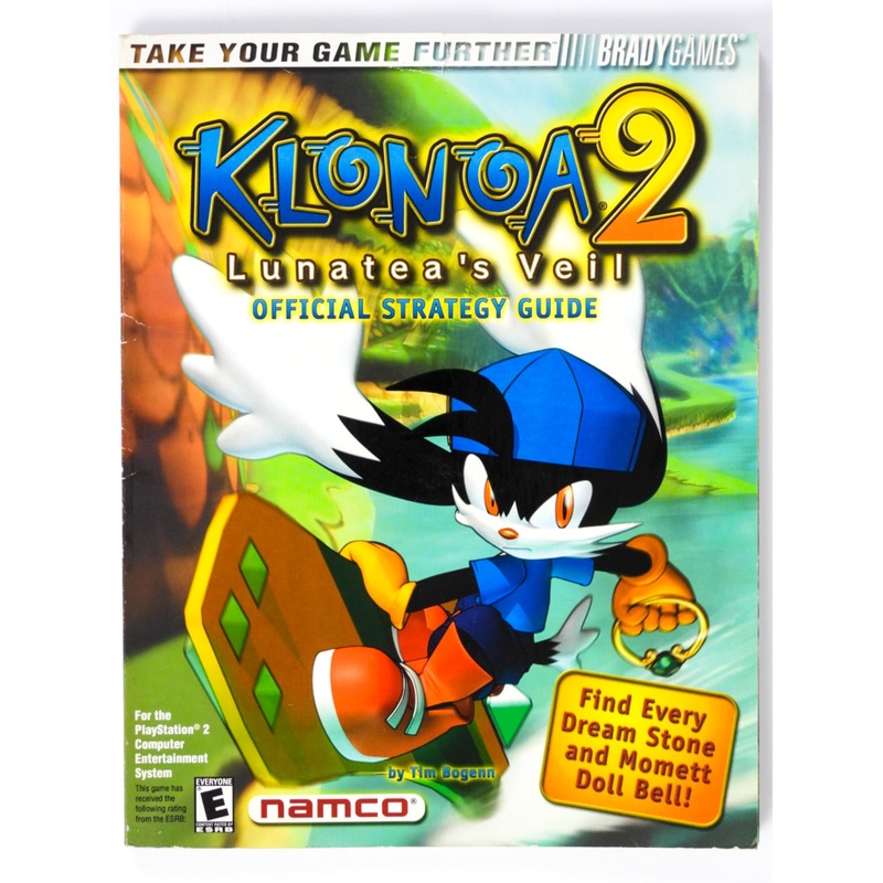 Klonoa 2: Lunatea’s Veil [BradyGames] [Game Guide] (Playstation 2 / PS2)