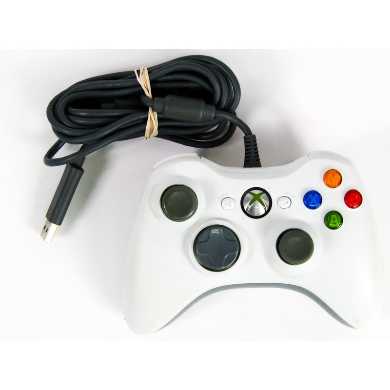 White Wired Controller (Xbox 360)