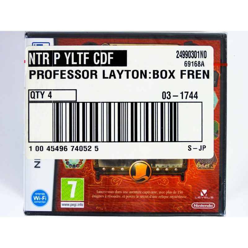Professor Layton And Pandora’s Box [4Pack] [French Version] [PAL] (Nintendo DS)