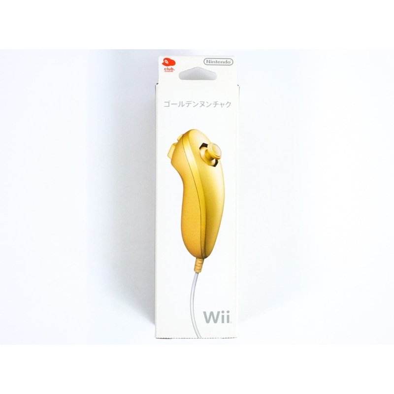 Gold Wii Nunchuk Controller [Club Nintendo] (Nintendo Wii)