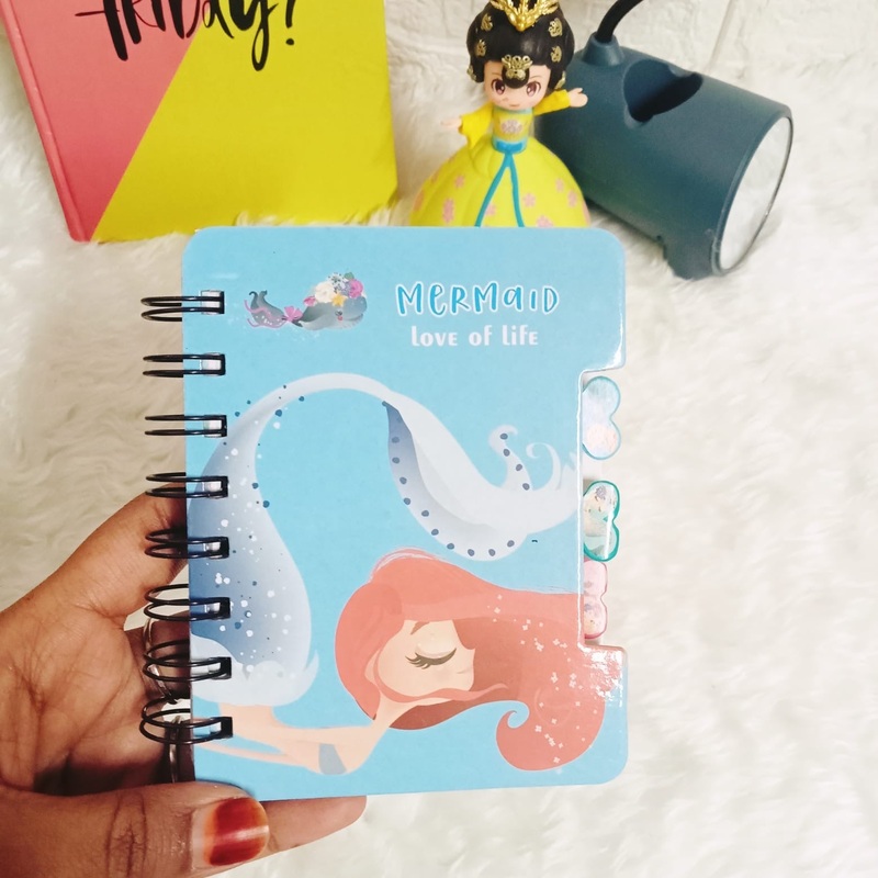 Mermaid Mini Diary – Blue – Single Piece