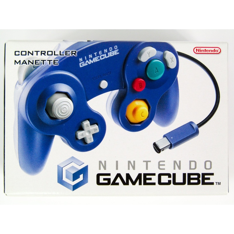 Official Indigo and Clear Controller [PAL] (Nintendo Gamecube)