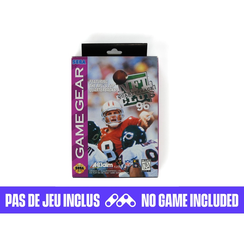 NFL Quarterback Club 96 [Box] (Sega Game Gear)