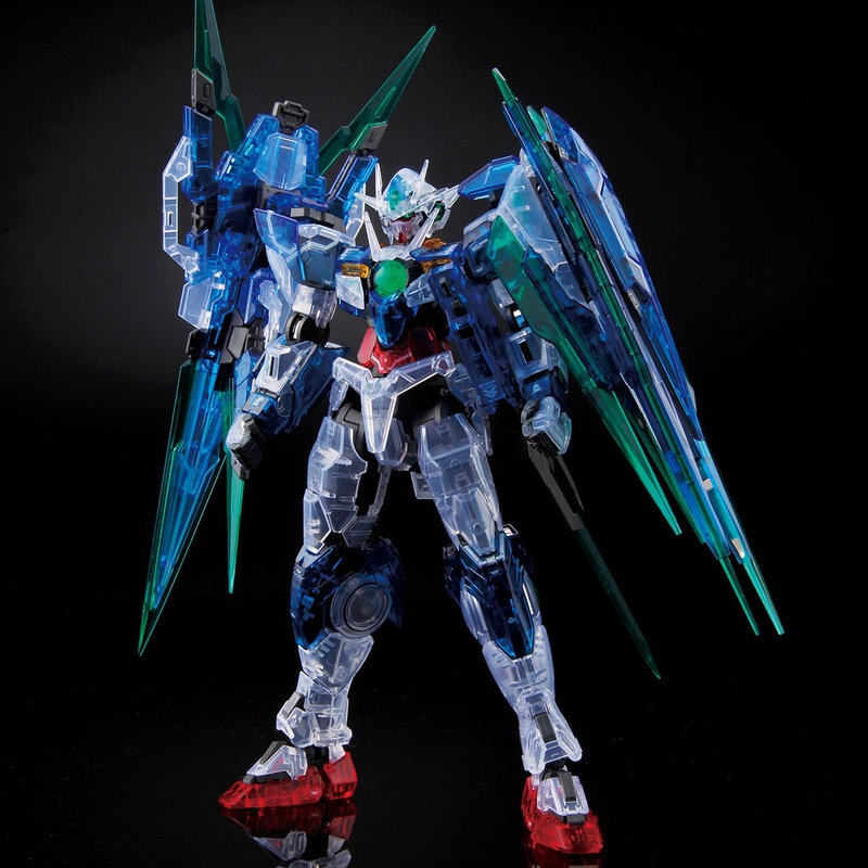 RG 1:144 Gundam Base Limited 00 Qan[T] Full Saber [Clear Color]