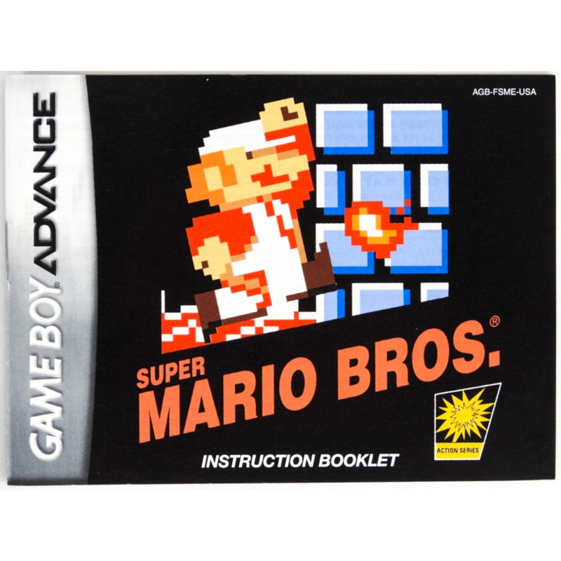 Super Mario Bros. [Classic NES Series] [Manual] (Game Boy Advance / GBA)