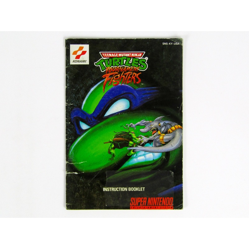 Teenage Mutant Ninja Turtles Tournament Fighters [Manual] (Super Nintendo / SNES)
