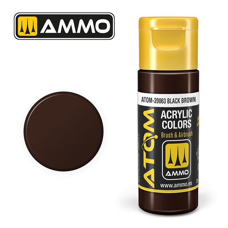 Ammo – Mig : Atom – Black Brown 20ML