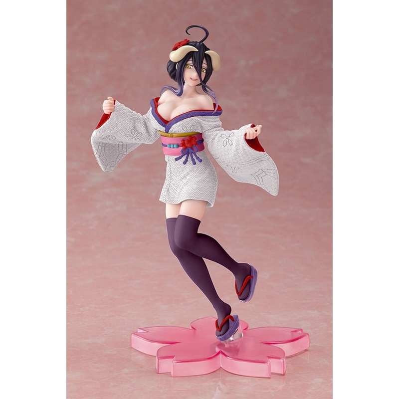 Overlord IV Coreful PVC Statue Albedo Sakura Kimono Ver. Renewal Edition 20 cm