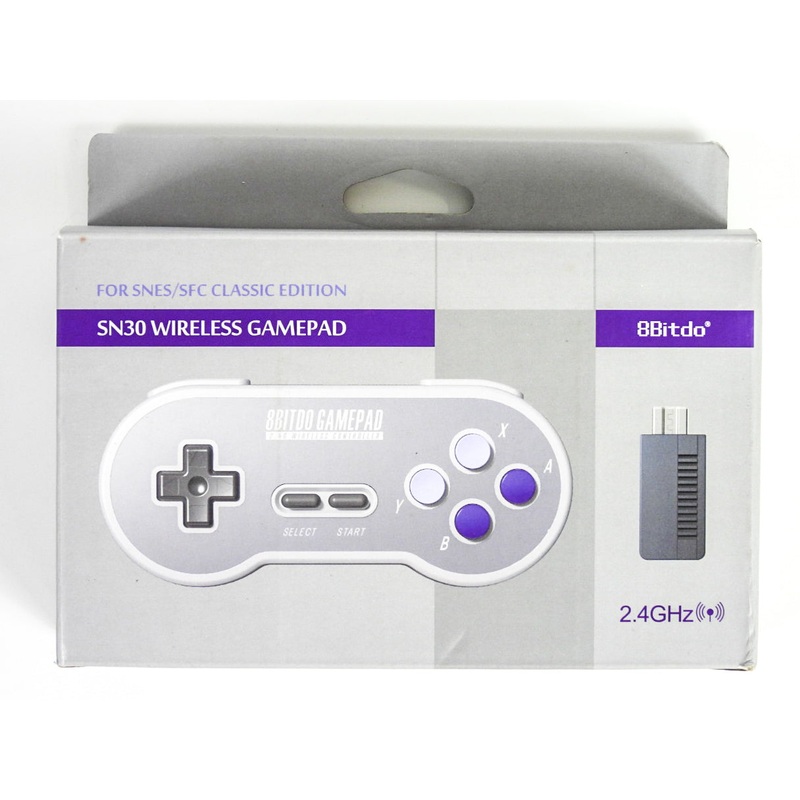 SN30 2.4G Bluetooth Gamepad [8BitDo] (Nintendo NES / SNES / SFC Mini)