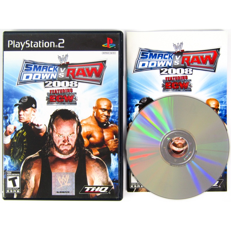 WWE Smackdown Vs. Raw 2008 (Playstation 2 / PS2)