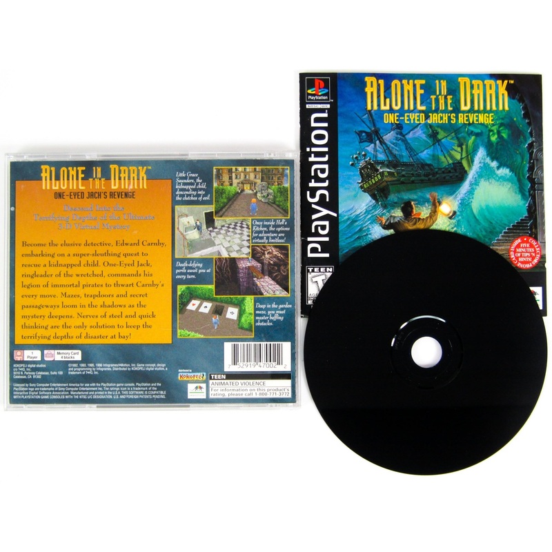 Alone In The Dark One Eyed Jack’s Revenge (Playstation / PS1)