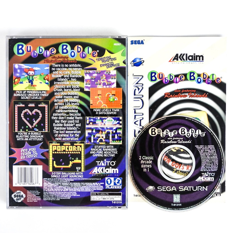 Bubble Bobble Featuring Rainbow Islands (Sega Saturn)