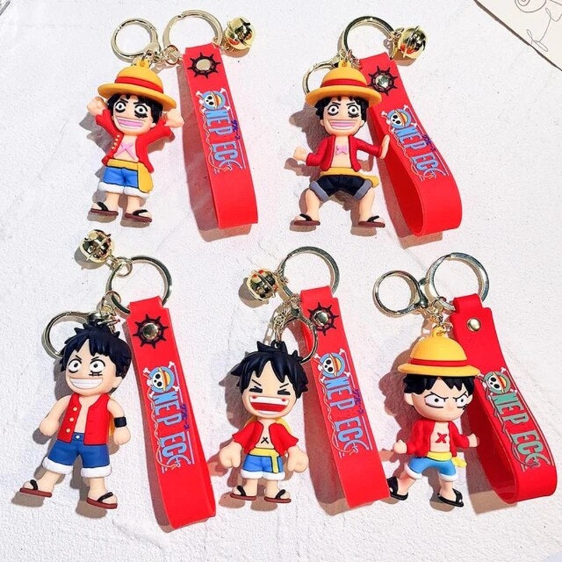 One Piece Monkey D. Luffy Figure Keychain – Single Piece