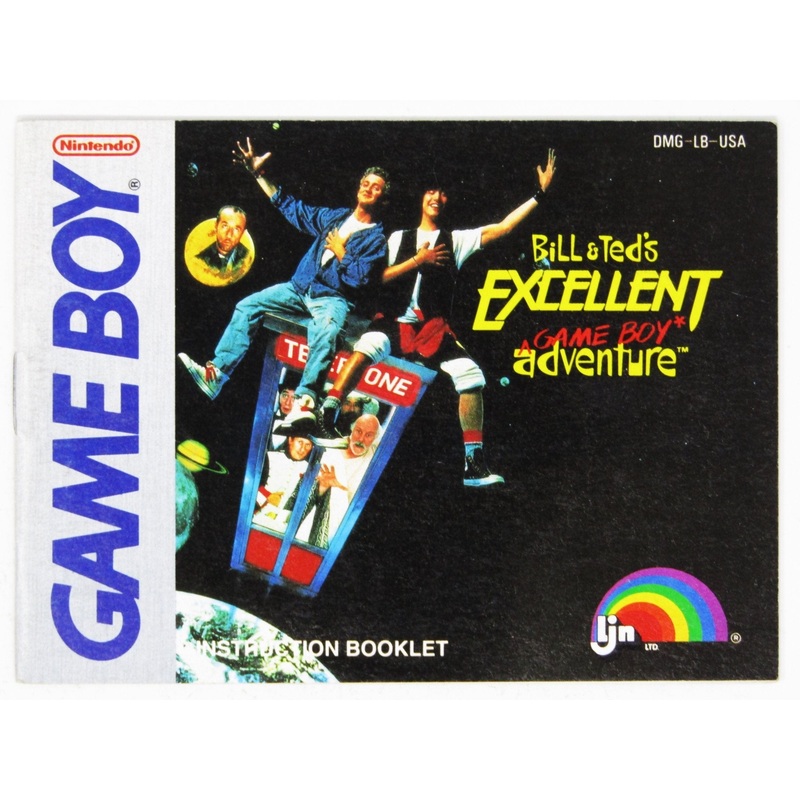 Bill And Ted’s Excellent Video Game [Manual] (Game Boy)