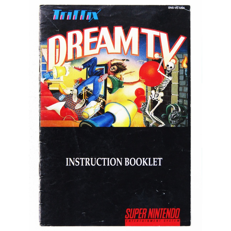 Dream TV [Manual] (Super Nintendo / SNES)