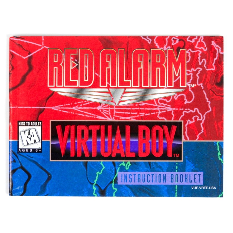 Red Alarm [Manual] (Virtual Boy)