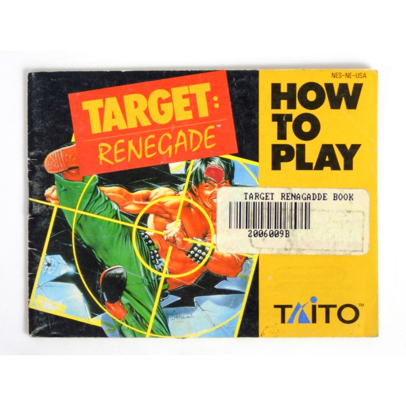 Target Renegade [Manual] (Nintendo / NES)