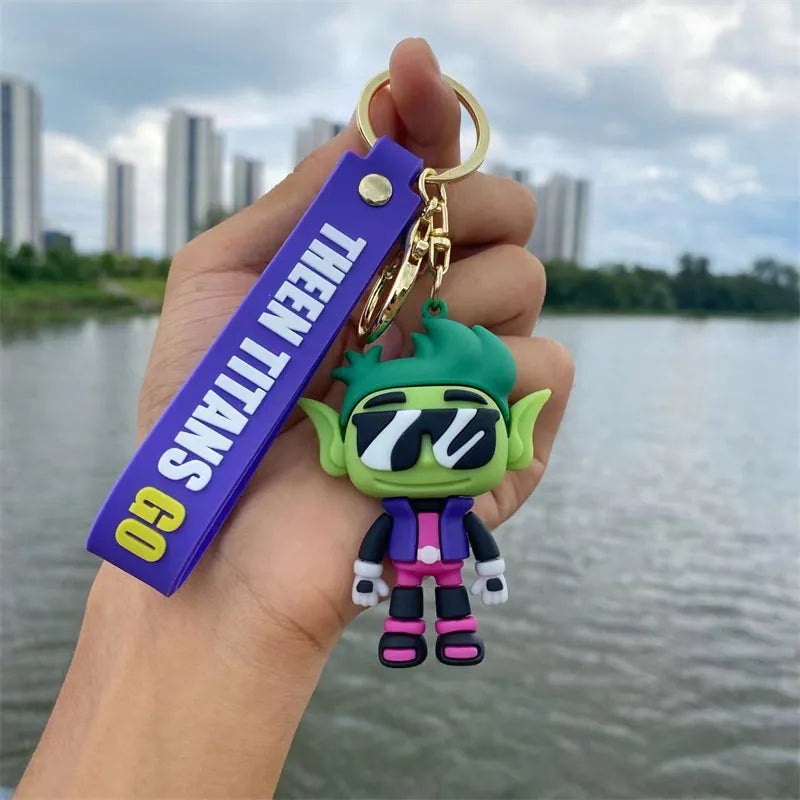 Teen Titans Figure Keychain – Beast Boy – Single Piece