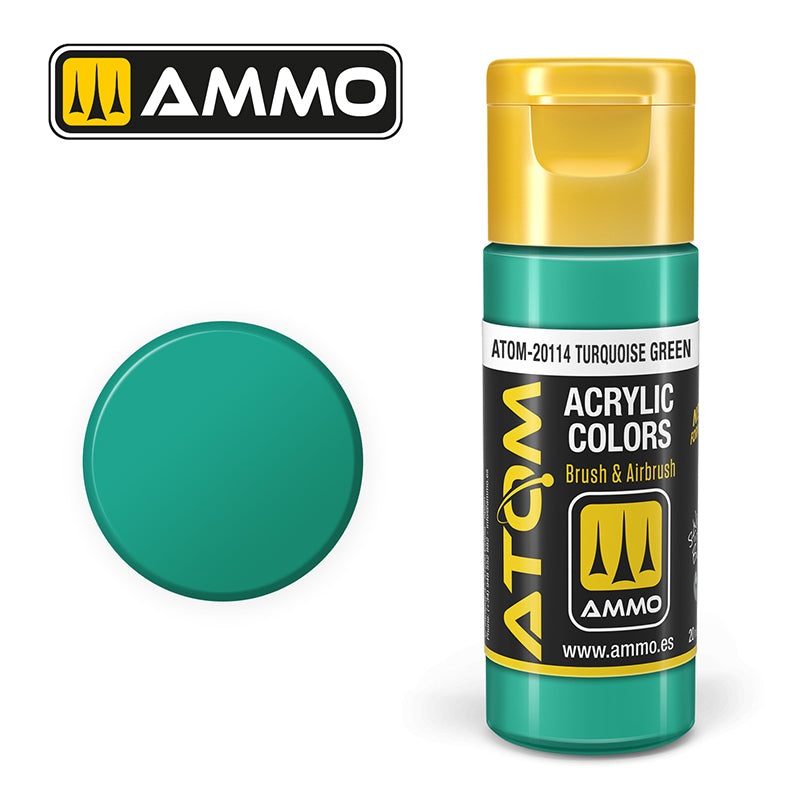Ammo – Mig : Atom – Turquoise Green 20ML