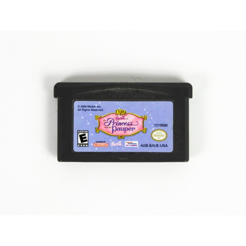 Barbie Princess And The Pauper (Game Boy Advance / GBA)