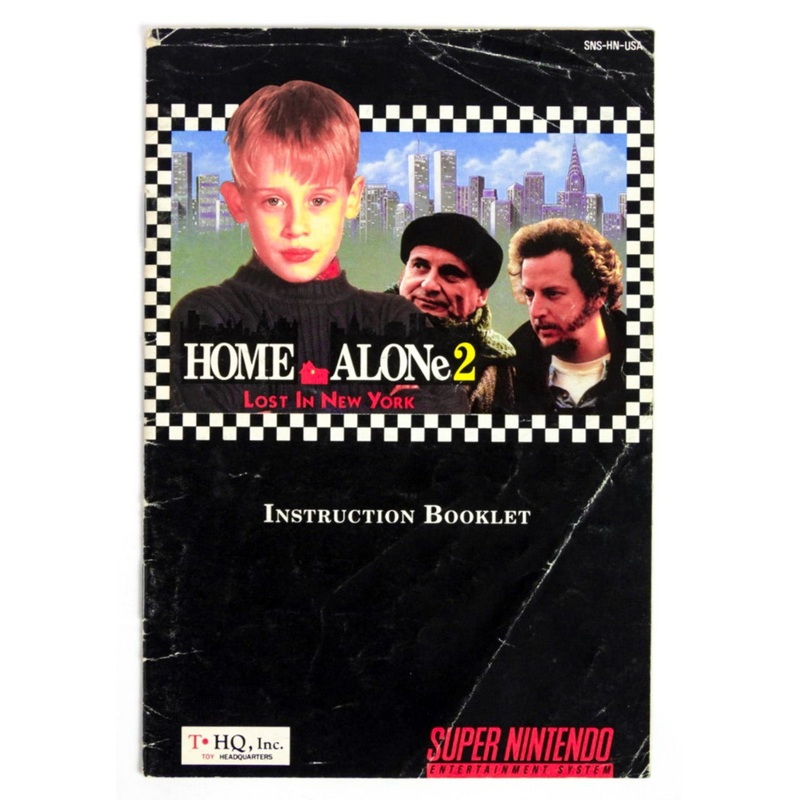 Home Alone 2 Lost In New York [Manual] (Super Nintendo / SNES)