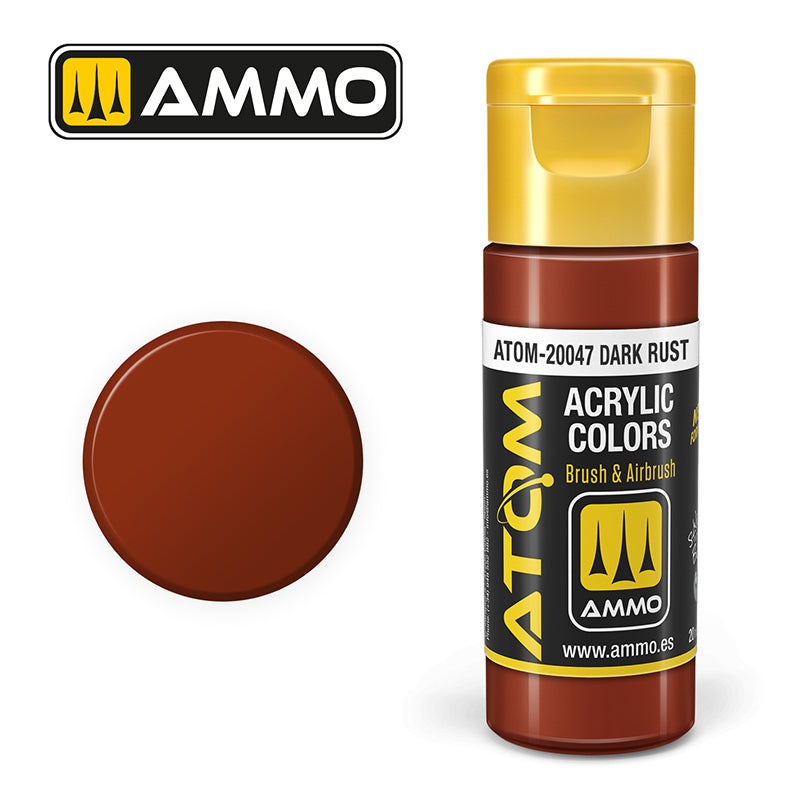 Ammo – Mig : Atom – Dark Rust 20ML