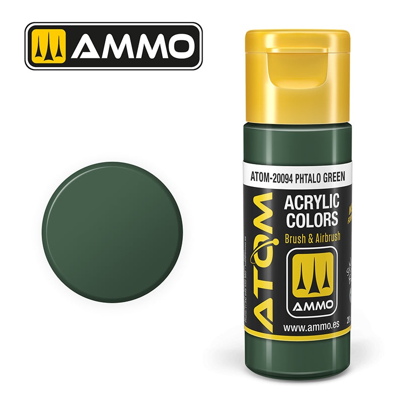 Ammo – Mig : Atom – Phtalo Green 20ML