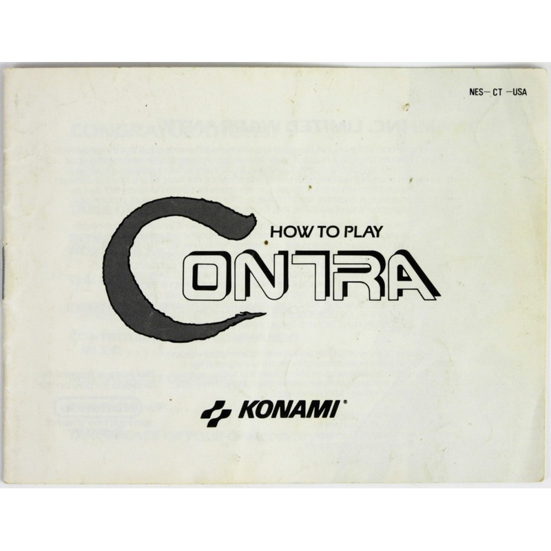 Contra [Manual] (Nintendo / NES)