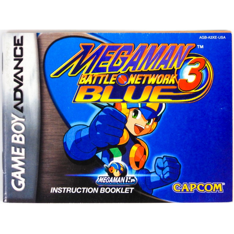 Mega Man Battle Network 3 Blue [Manual] (Game Boy Advance / GBA)