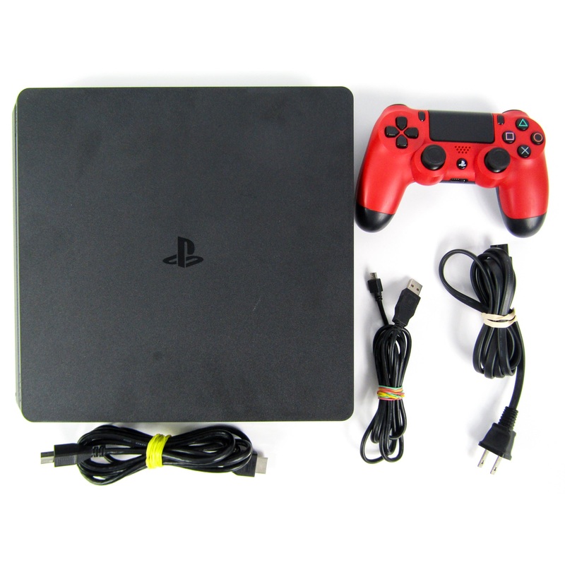 PlayStation 4 System Slim 500 GB Slim with Unassorted Controller (PS4)