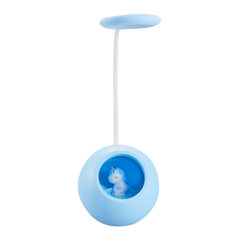 Kawaii Unicorn Desk Lamp – Blue – Single Piece