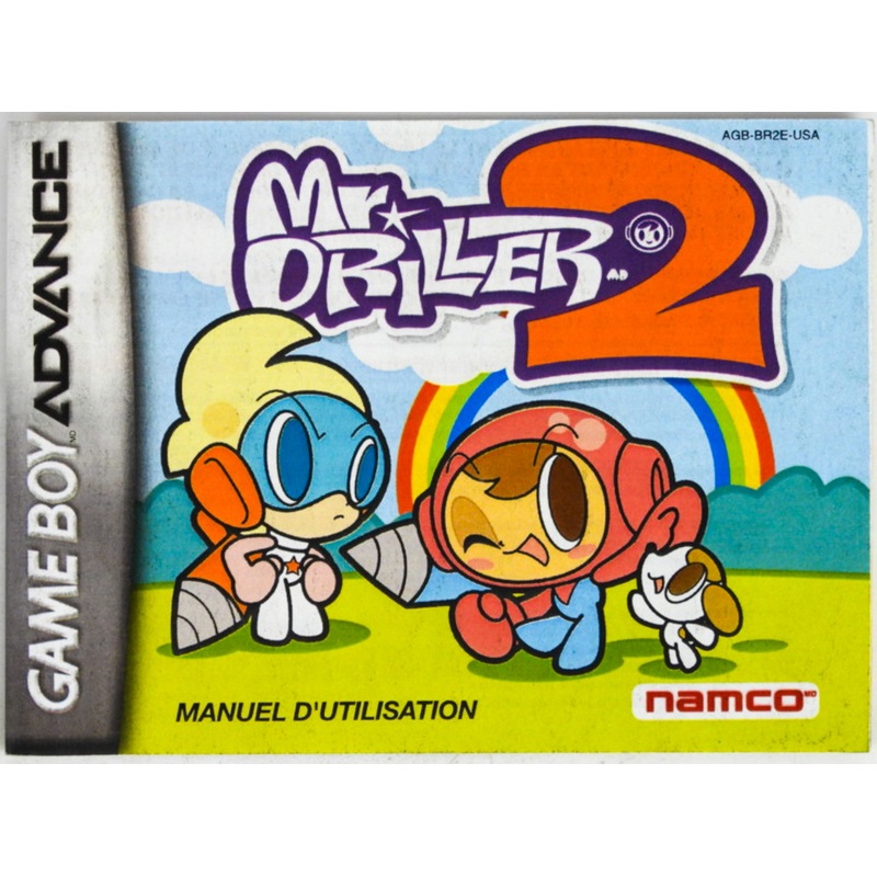 Mr. Driller 2 [Manual] [French Version] (Game Boy Advance / GBA)