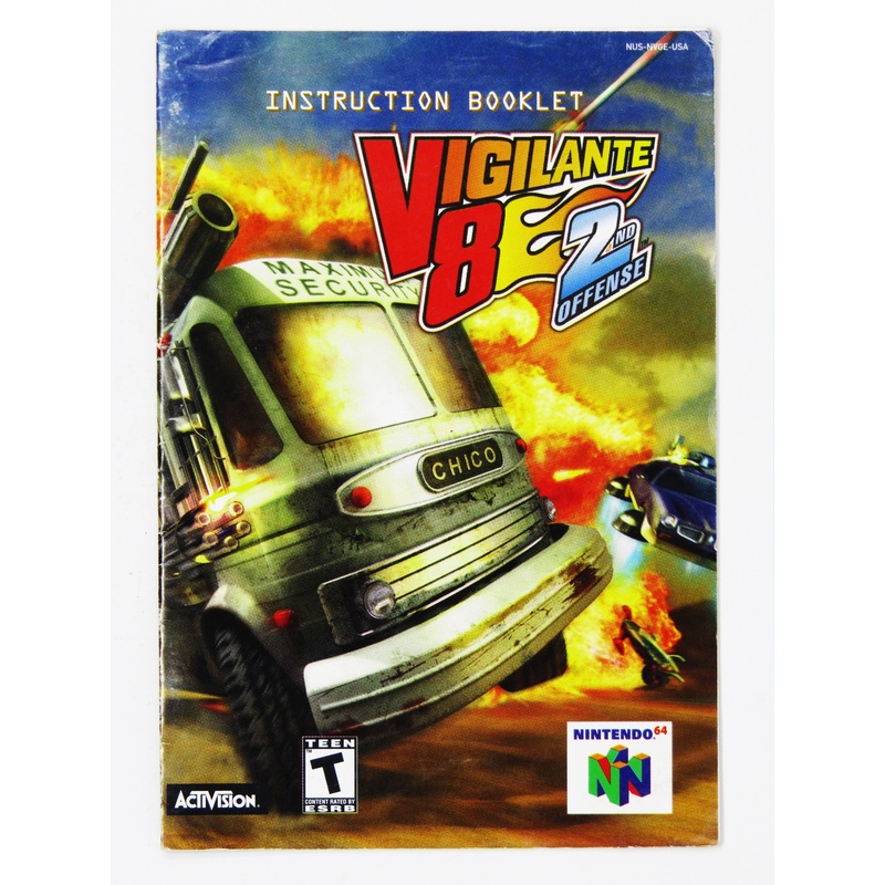 Vigilante 8 2nd Offense [Manual] (Nintendo 64 / N64)