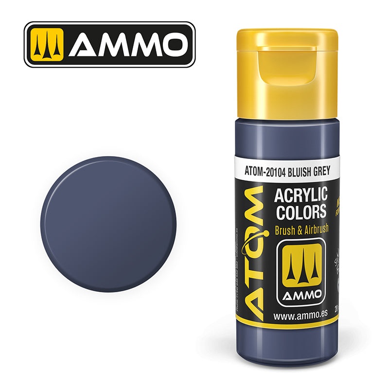 Ammo – Mig : Atom – Bluish Grey 20ML