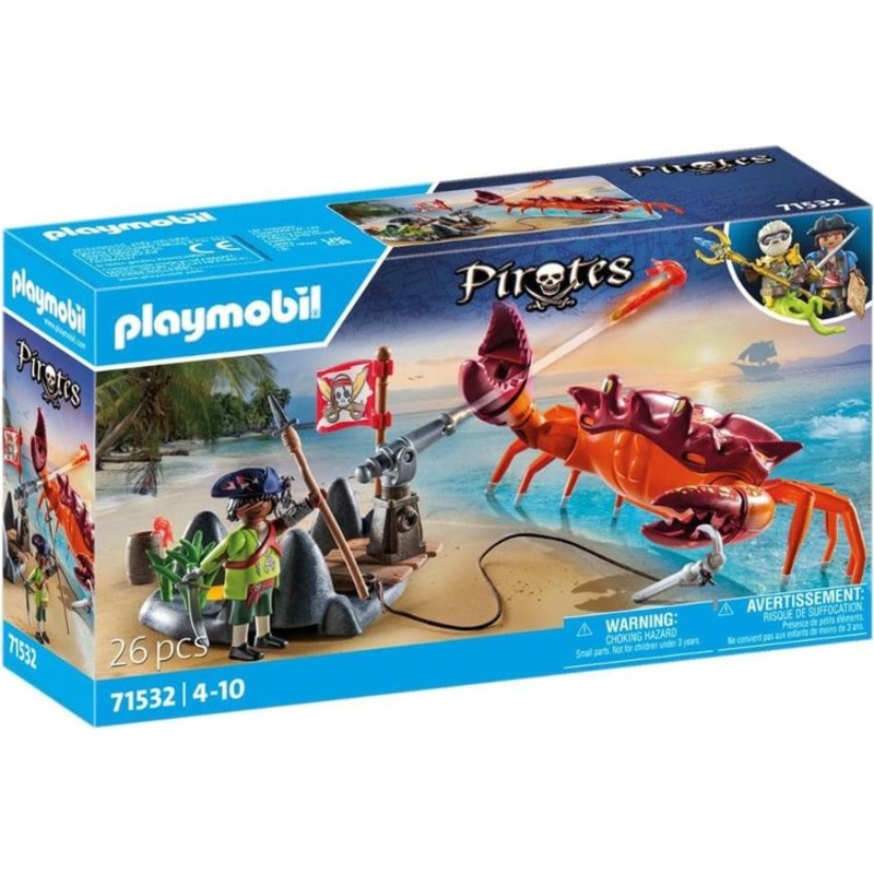 Battle against the Giant Crab Playset