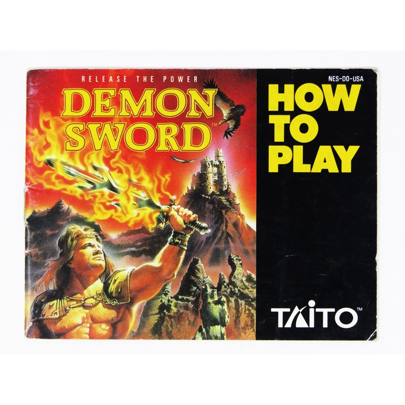 Demon Sword [Manual] (Nintendo / NES)