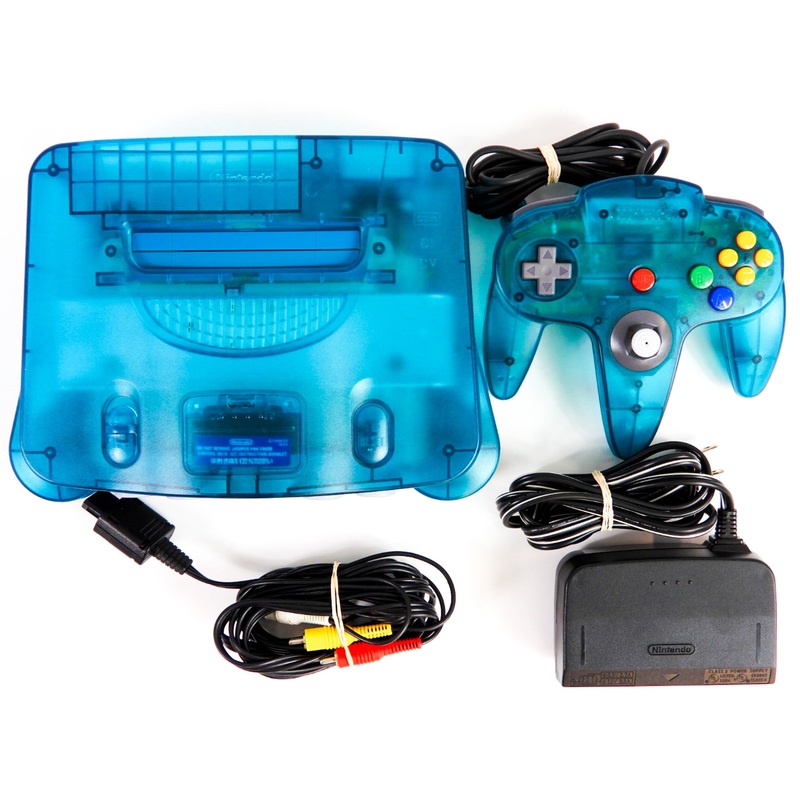 Nintendo 64 System Funtastic Ice Blue (N64)