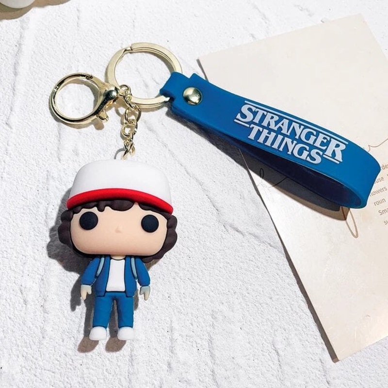 POP Style Stranger Things Keychain – Dustin – Style B – Single Piece