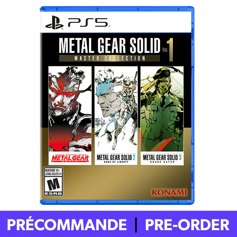 *PRCOMMANDE* Metal Gear Solid: Master Collection Vol. 1 (Playstation 5 / PS5)