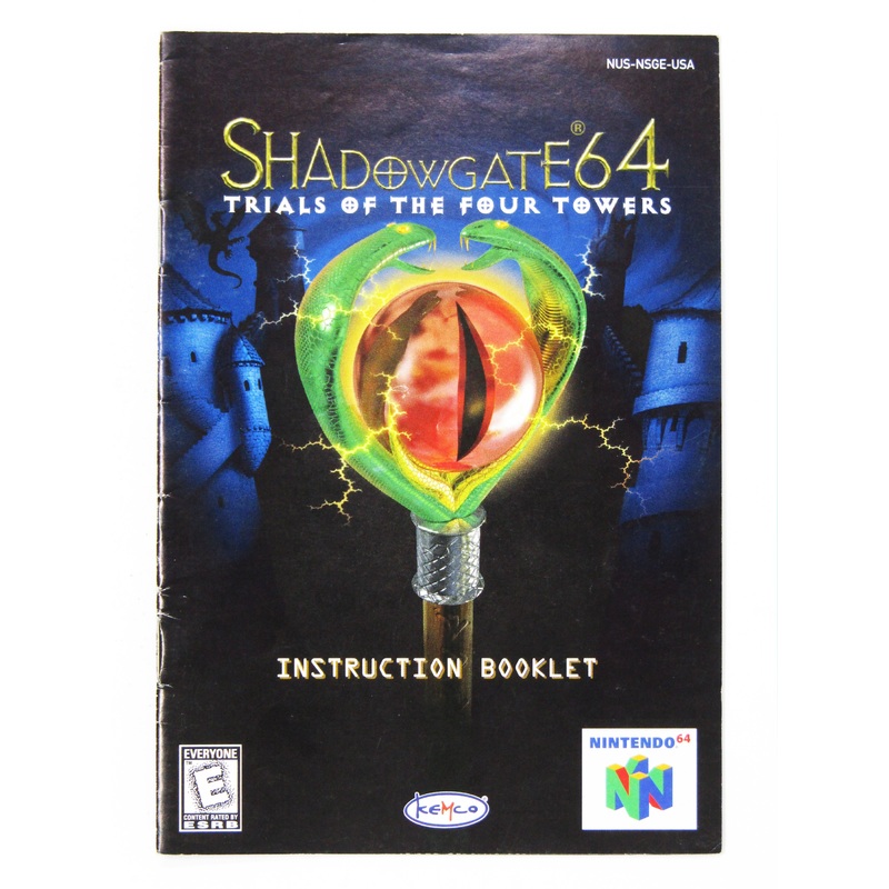 Shadowgate 64 [Manual] (Nintendo 64 / N64)