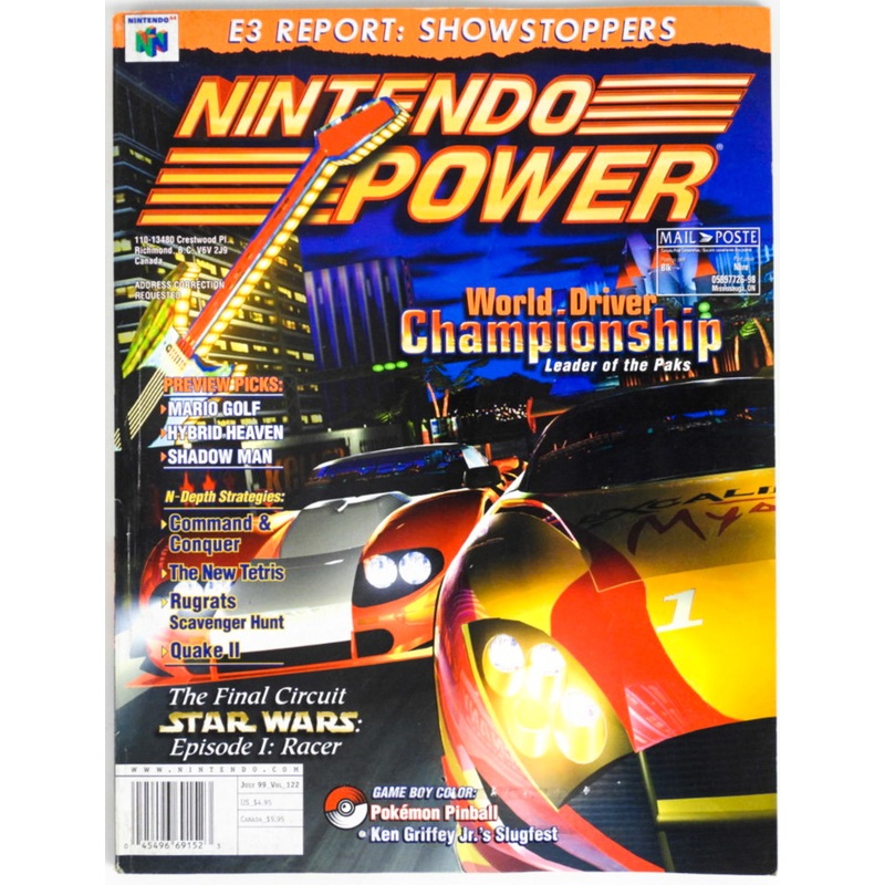 World Driver Championship [Volume 122] [Nintendo Power] (Magazines)